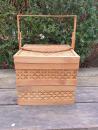 Double Decker Square Bamboo Rantang